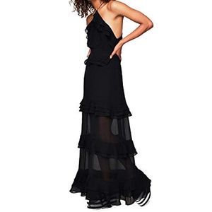AFRM Tiered Ruffle Maxi Dress XS
